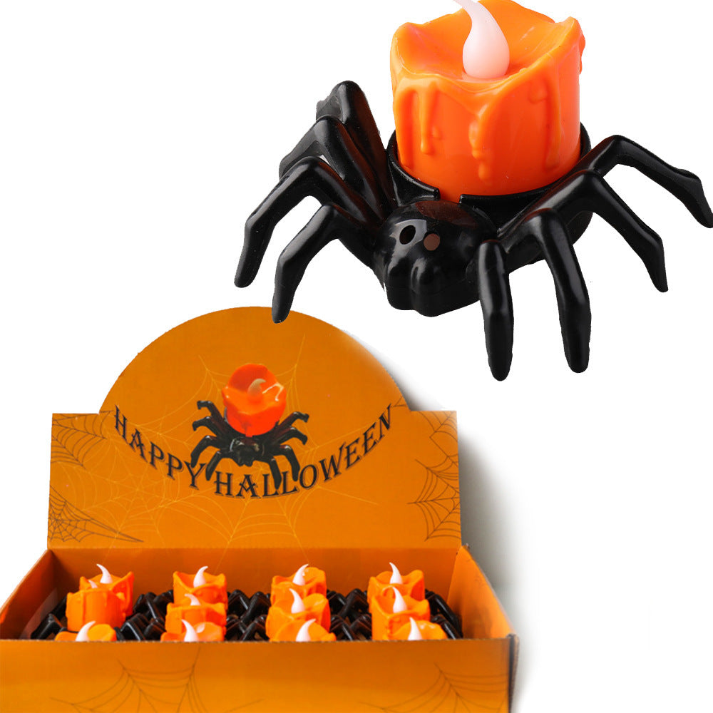 Creative Halloween spider candlestick