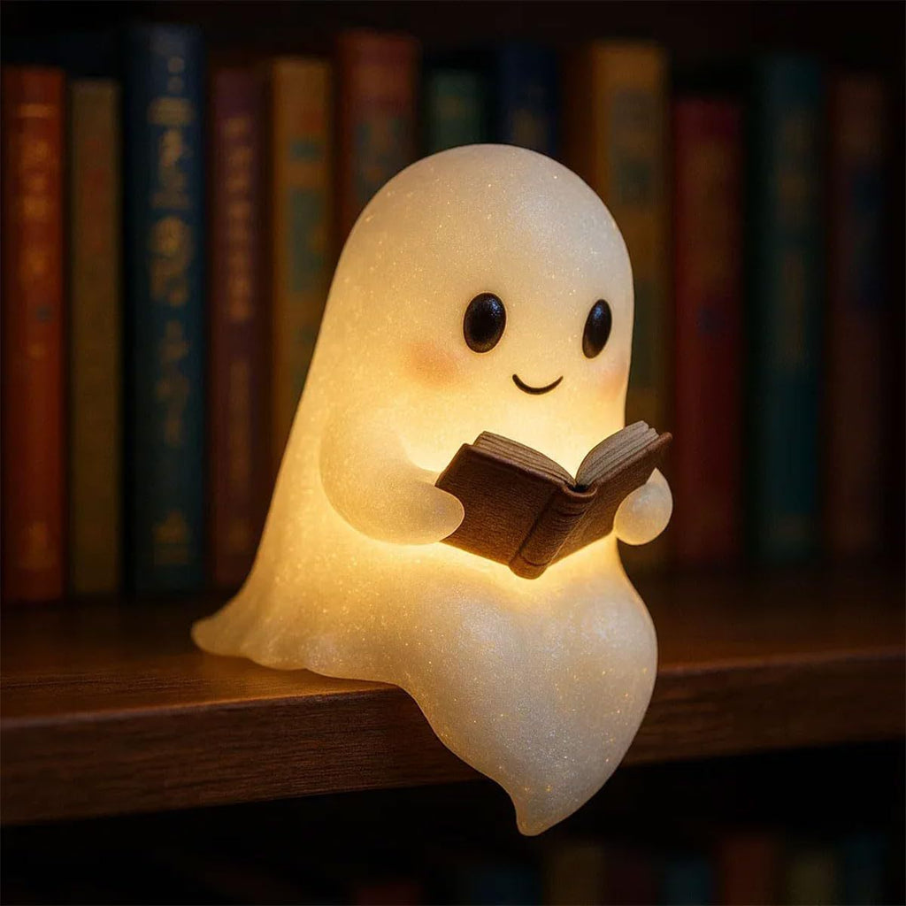 Ghosts Reading book Night Lights For Halloween