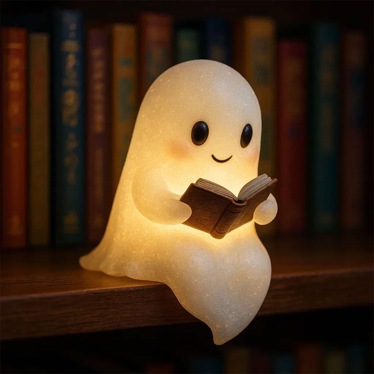 Ghosts Reading book Night Lights For Halloween