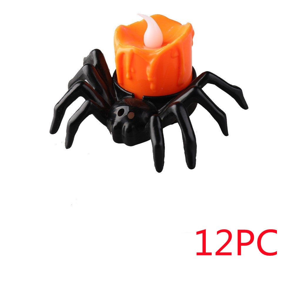 Creative Halloween spider candlestick
