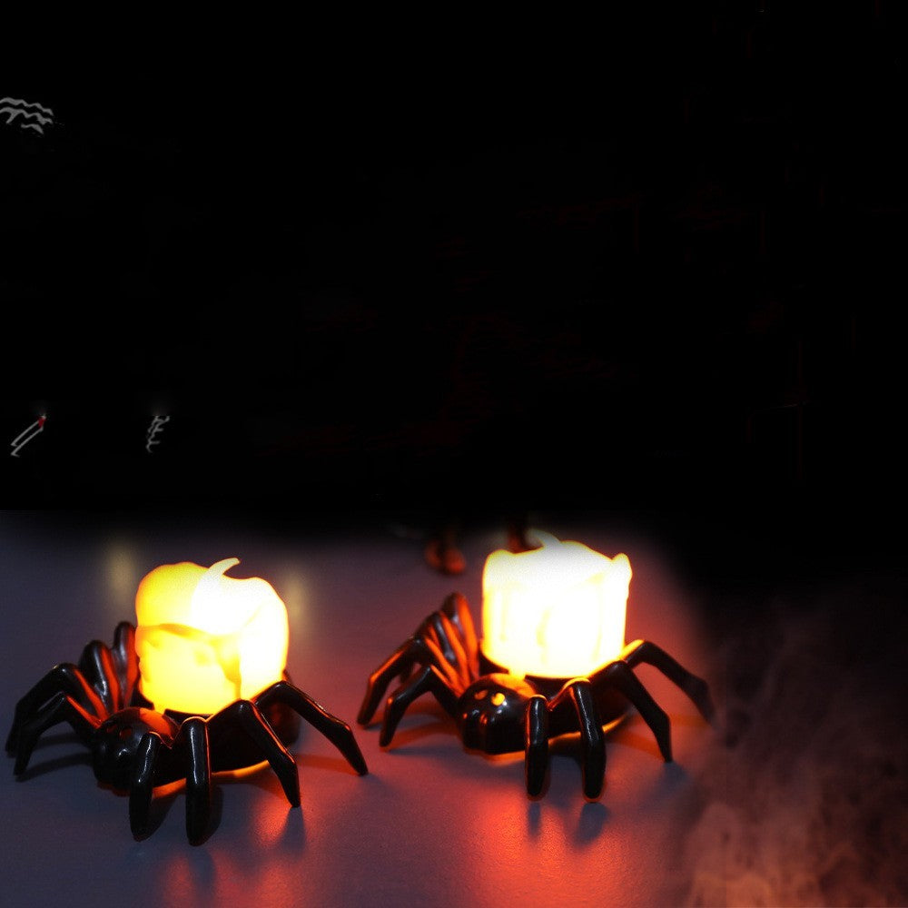Creative Halloween spider candlestick