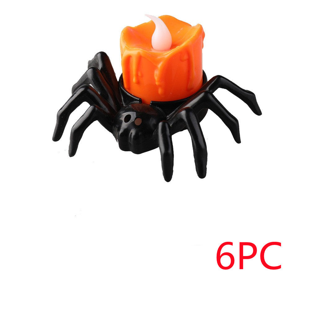 Creative Halloween spider candlestick
