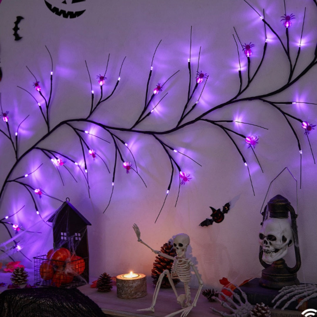 Halloween Decoration Rattan Lamp LED Artificial
