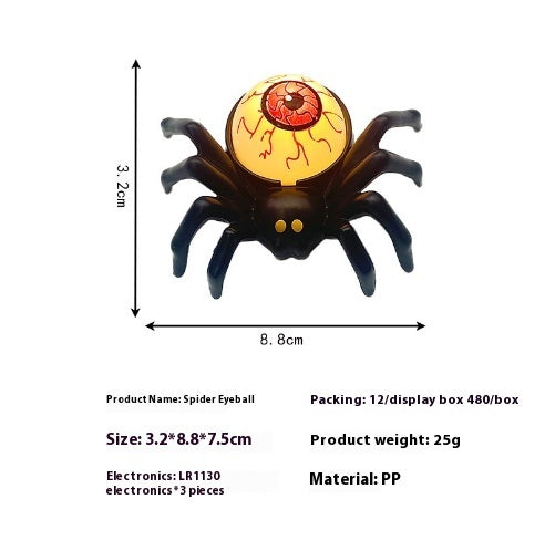 Creative Halloween spider candlestick