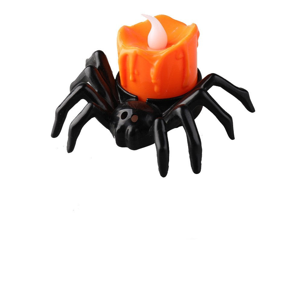 Creative Halloween spider candlestick