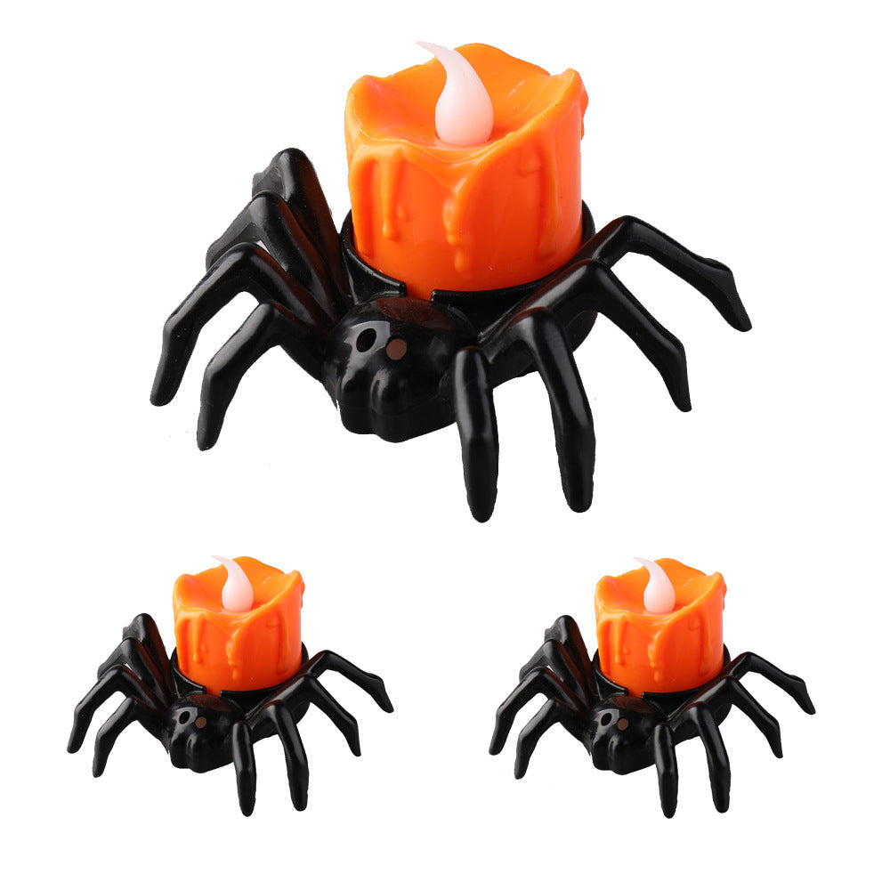 Creative Halloween spider candlestick