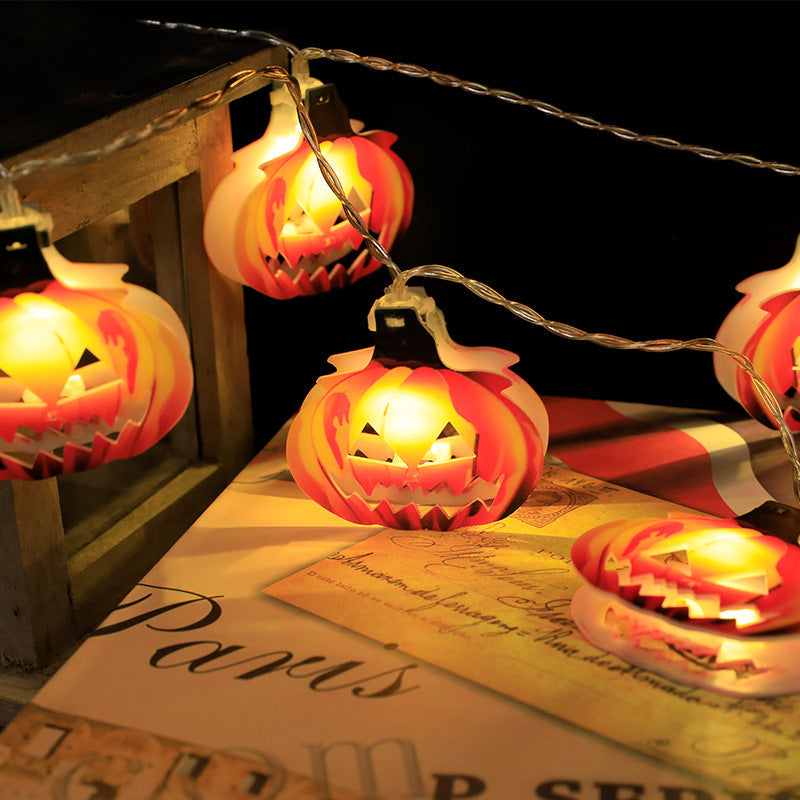 Halloween Decorative String Pumpkin Lights Batteries